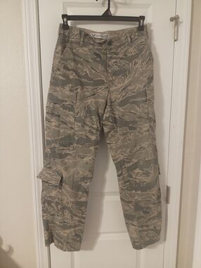 Men's Air Force Camo Cargo Pants - Olive/Tan